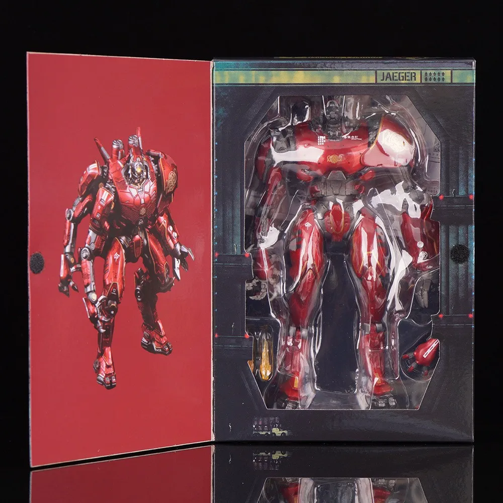 

Тихоокеанский обод, китайская меха, буря, красный гальваника, роскошное издание, мобильная модель, бандай, игрушки, украшения, подарочная коллекция