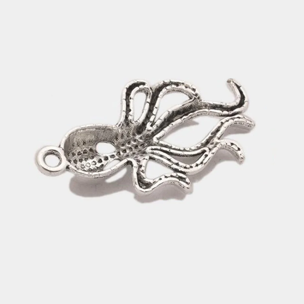 

50 шт., подвеска из сплава в стиле ретро осьминога, подвески, аксессуары для самостоятельного изготовления ювелирных изделий, ожерелье, браслет, брелок, подвеска из сплава, подвеска