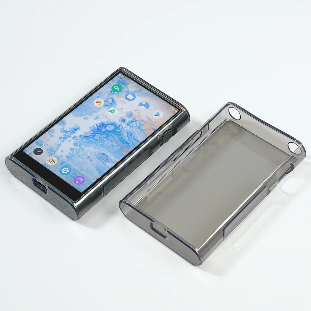 لينة TPU واضح واقية قذيفة حالة ل SHANLING M6 جدا الموسيقى لاعب الجلد غطاء كامل