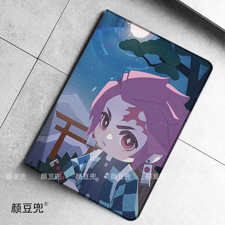 Anime Kamado Tanjirou Case For iPad 10.2 7th 8th Air 2 3 Mini 1 2 3 5 Case Luxury Silicone For iPad Air 4 5 Pro 11