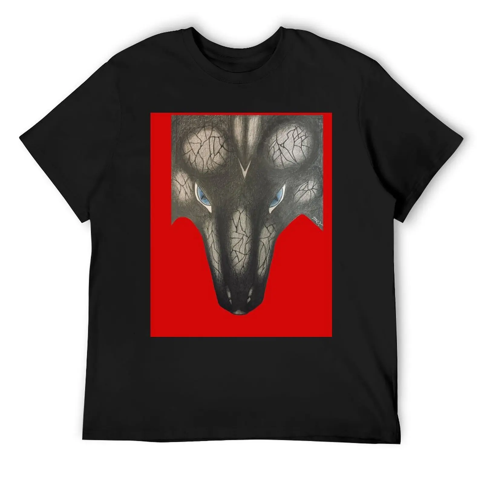 Dragon Stare T-Shirt Short sleeve tee vintage anime shirt mens t shirt