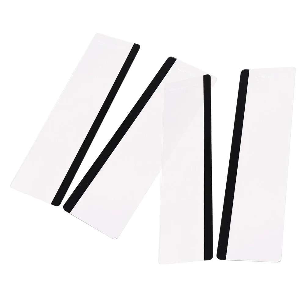 

4Pcs Monitor Memo Board Clear Acrylic Computer Side Panel Holder for Office Desk Organizer Workspace Efficiency