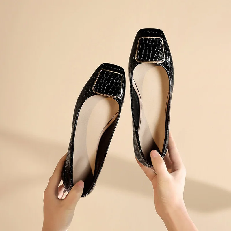 FXYCMMCQ  2022 Early Spring New All-match Thick Bottom Square Heel Ladies Sexy Shoes C22-03