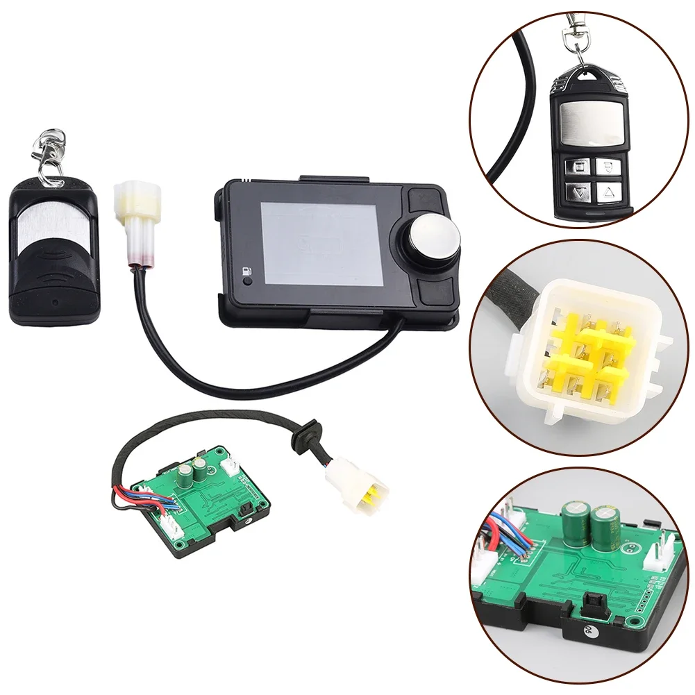 Car Air Diesel Heater LCD Switch Parking Controller Remote Control+Motherboard Direct Replacement Car Accessories