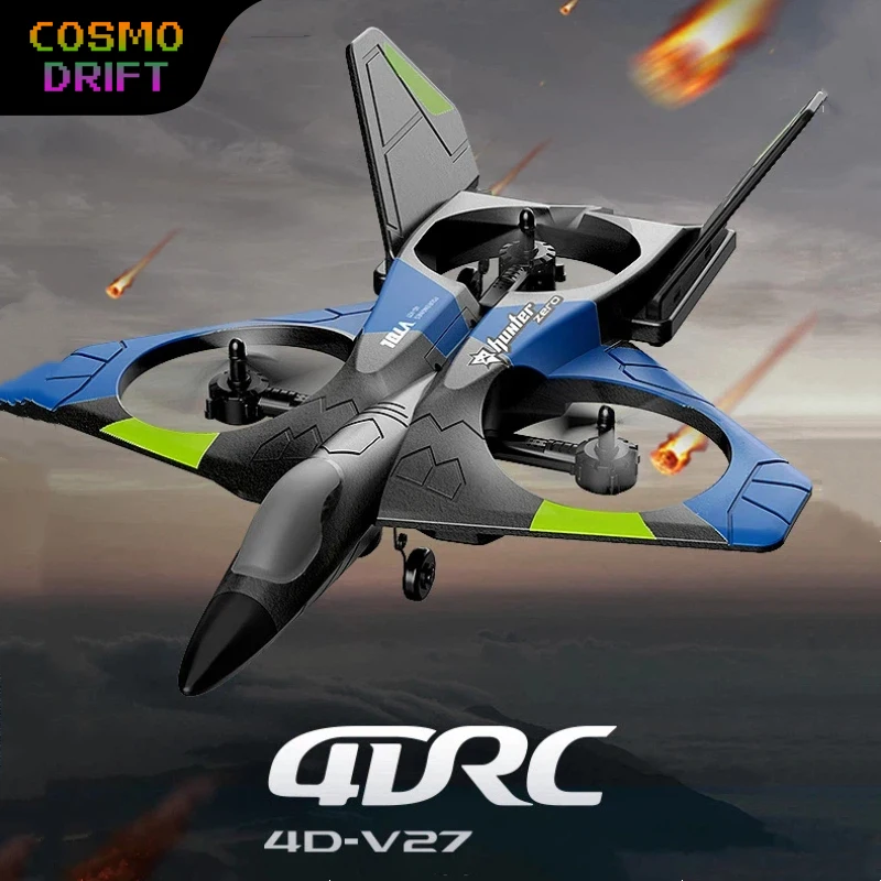 

V27 Большой радиоуправляемый самолет-истребитель, планер, пенопластовый дрон с камерой, самолет с дистанционным управлением для мальчиков, детская уличная летающая модель самолета, игрушка