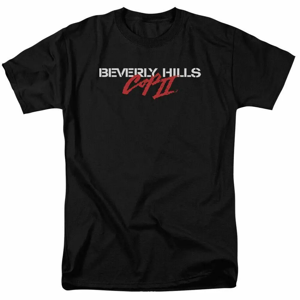 

Beverly Hills Cop II Logo T Shirt Mens Licensed Retro Movie Tee Black