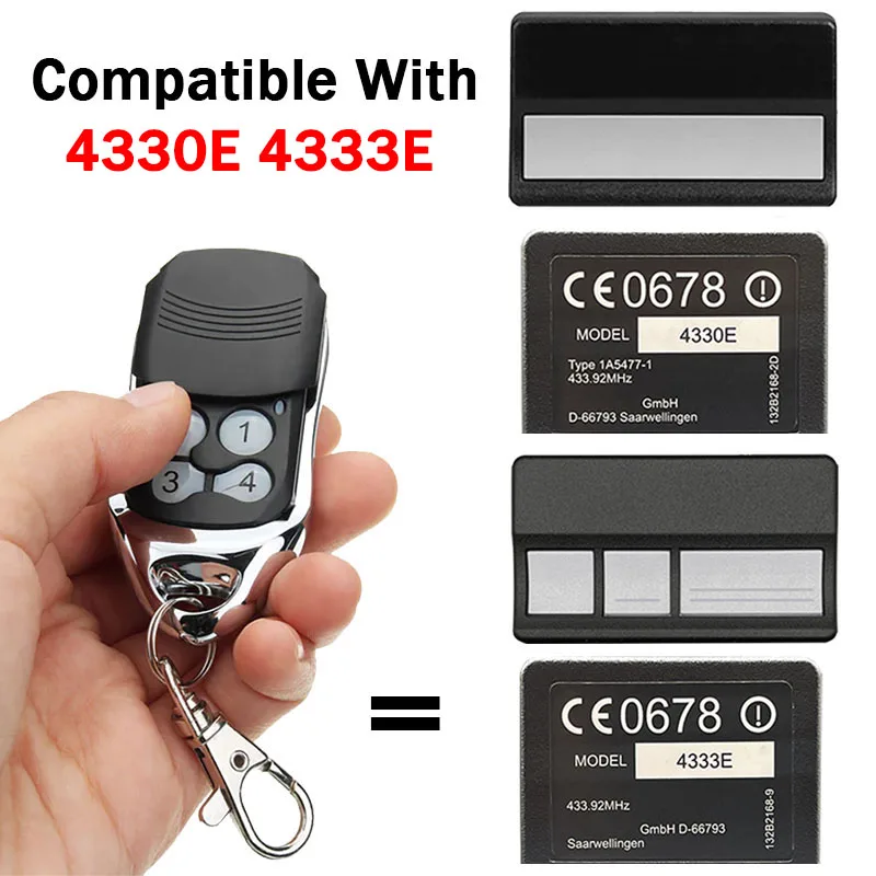 For LiftMaster 4330E 4333E 1A5477-1 D-66793 Garage Door Remote Control 433.92MHz Electric Gate Control / Remote Control for Gate