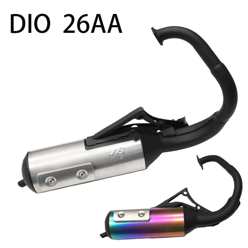 

For Honda DIO AF28 AF27 AF17 AF18 Motorcycle exhaust pipe modification is suitable motorcycle exhaust pipe