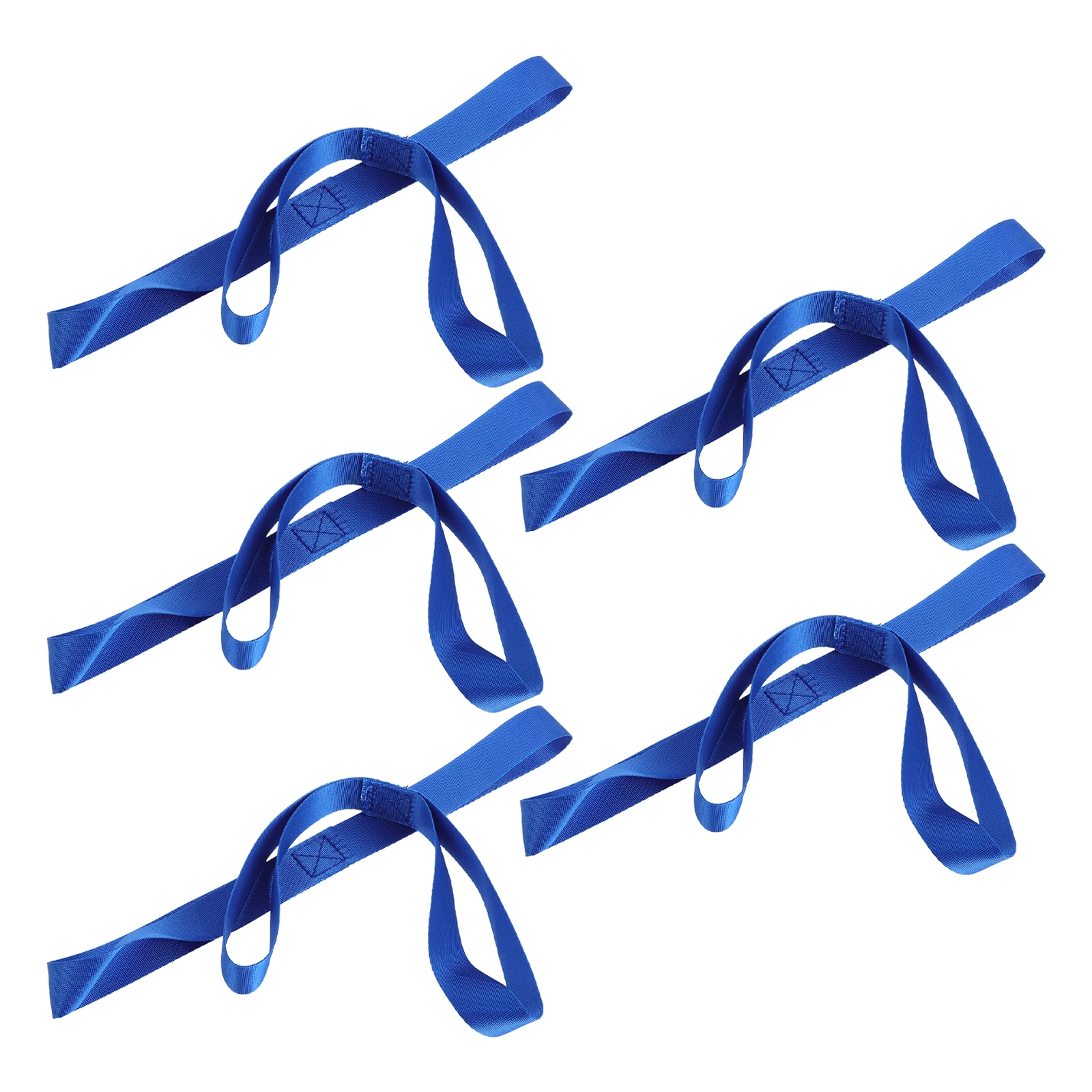 

10pcs 25mm Binding Rope Heavy Duty Straps Thick Material Antislip Tie Down Soft Loops Straps Car Bike ATV