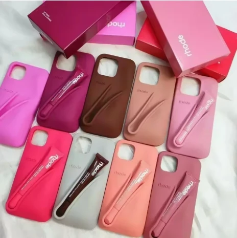 

Gt Autumn Limited Edition for Iphone11 12 13 14 15 16 Promax Plus Pro Rhode Lipstick Lip Balm Gloss Phone Case with Original Box