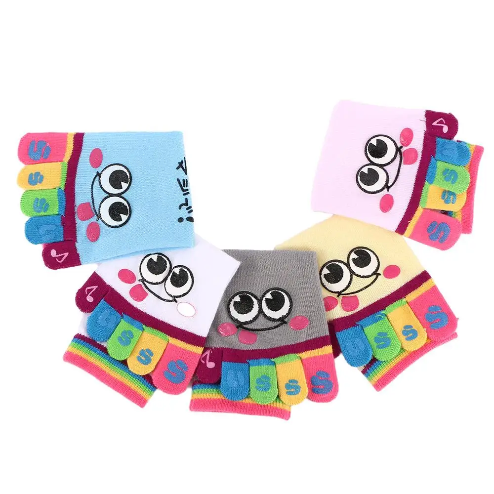 Female Athletic Cute Cotton Casual Weight 1 Pair Five Toe Socks Performance Micro