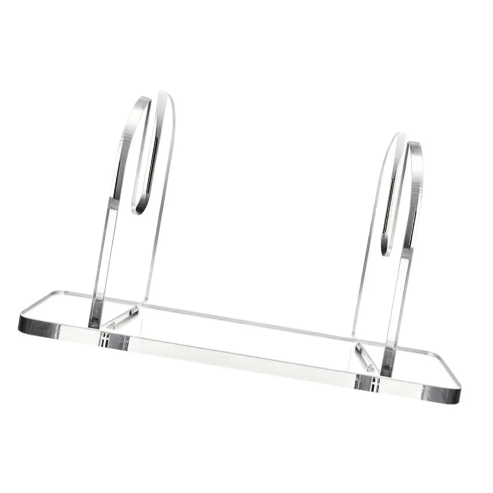 Clear for acrylic Fan Display Stand for Folded Fans Designed to Hold Fans Upright on Tables for Wedding and Exhibition Use