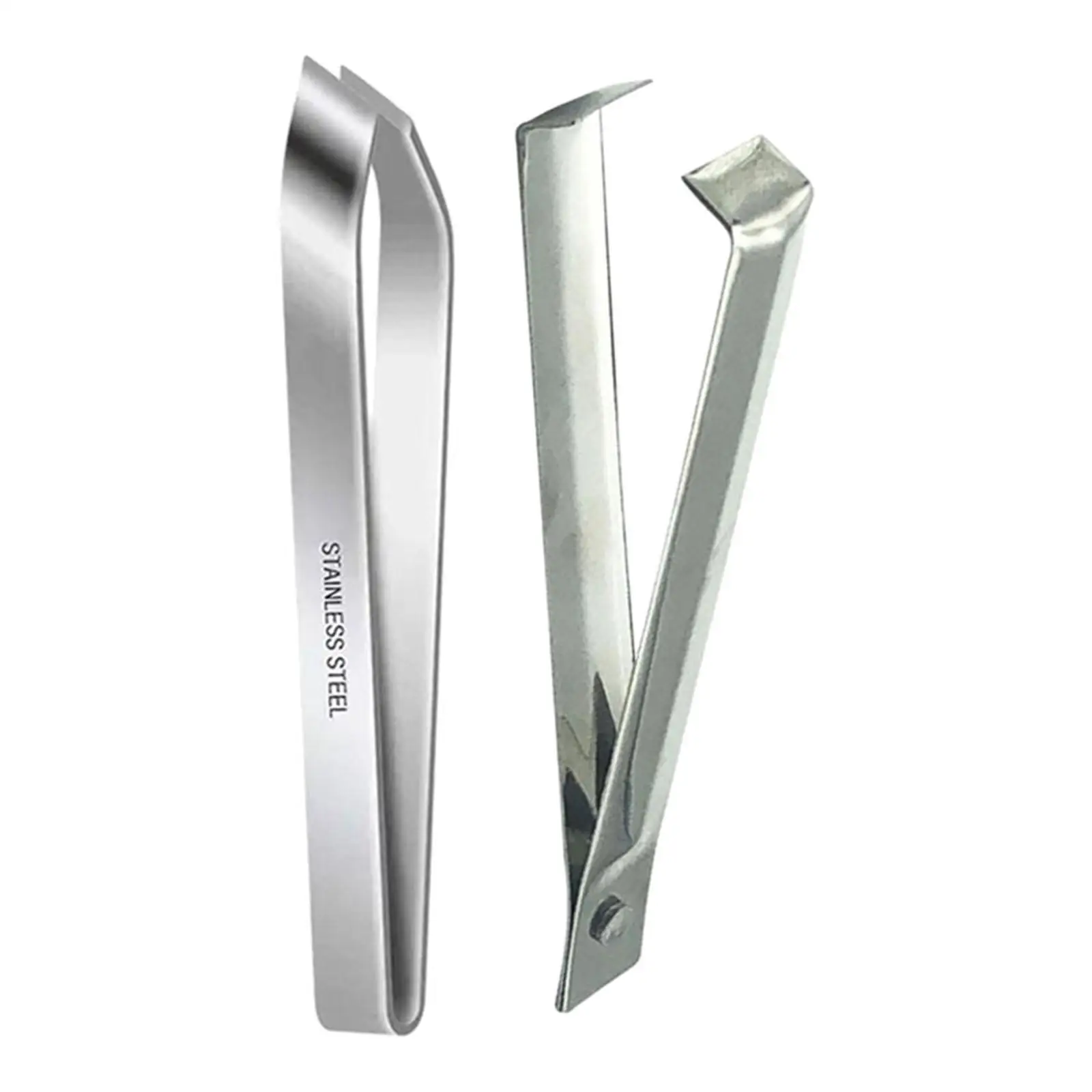 2Pcs Fish Bone Tweezers for Cooking Precision Tongs Culinary Tweezers Clamp