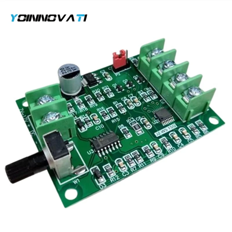7V 12V Brushless DC Motor Driver Controller Board with Reverse Voltage Over Current Protection for Hard Drive Motor 3/4 Wire
