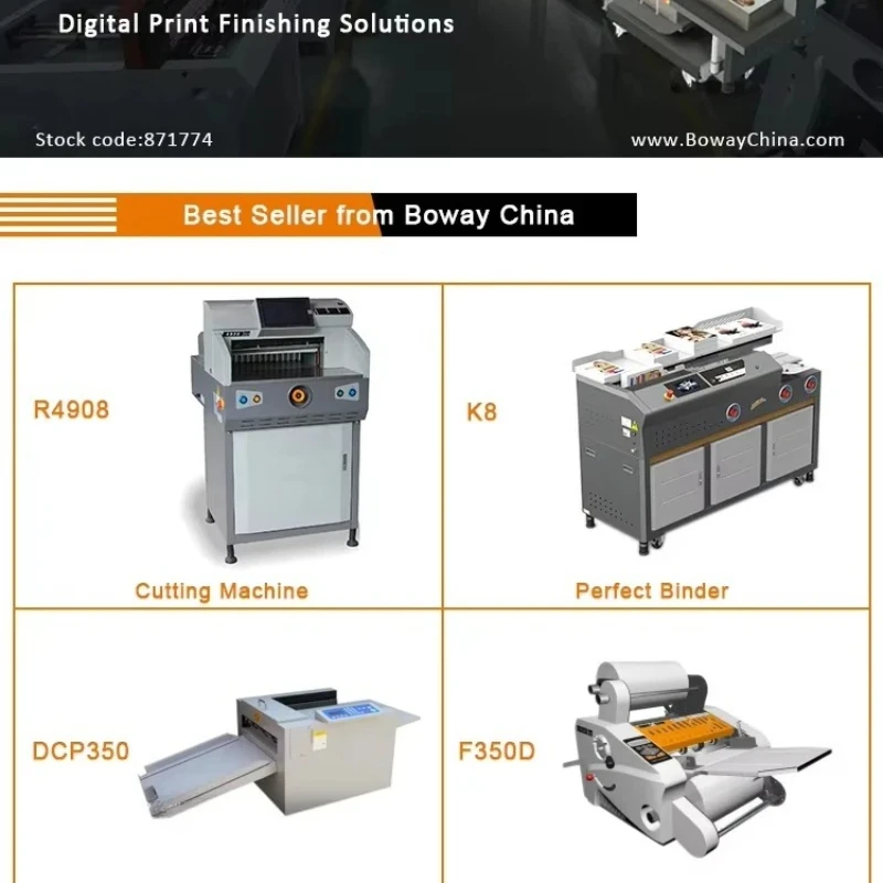 Best Quality Glue Binder High Demand Export Products Elliptic Perfect Binding Machine