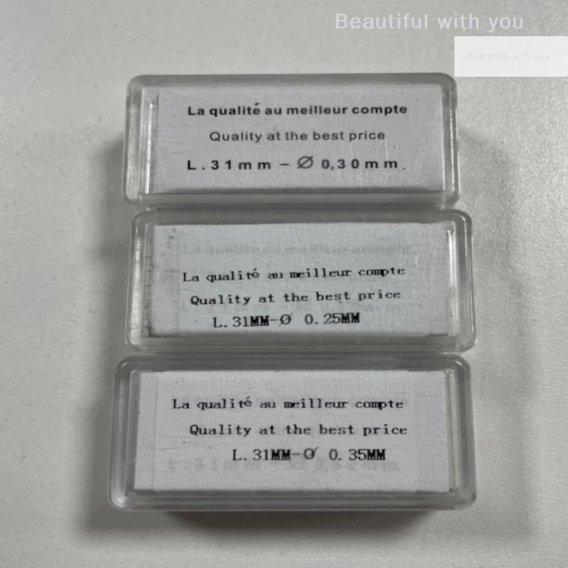 

1000Pcs/box Profession Stainless Steel Tattoo Needle Cartridge Tip Needle Silk Tattoo Needle 0.25/0.3/0.35mm Piercing Needles