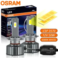 OSRAM LED H4 H7 H11 HIR2 HB3 LEDriving XLZ 2.0 Series Car Headlight 100W Bright H8 H16 9005 9006 HB4 9012 6000K White LED Lamps