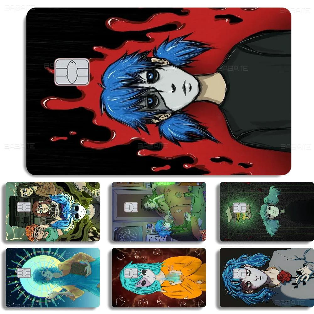 Sally Face Anmie Sticker Film Skin Cover For Credit Card Debit Bank Card Front