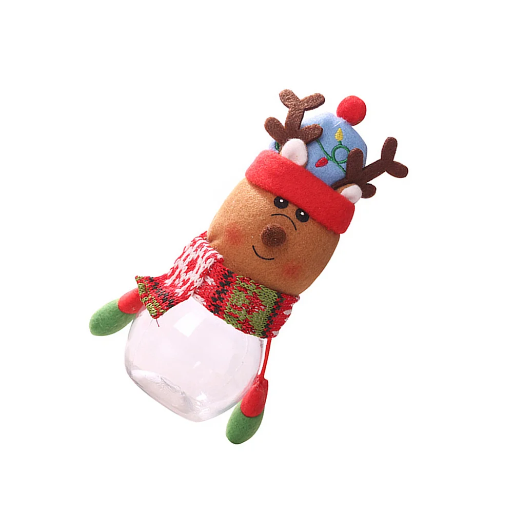 

Reindeer Shape Candy Jars Christmas Clear Containers Safe for Ideal for Party Carnival Festival Celebration