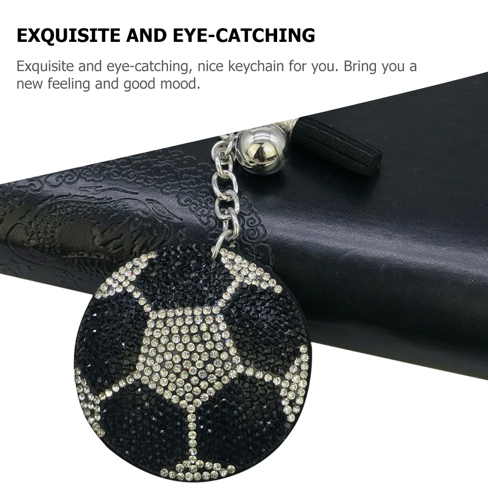 

Basketball Football Keychain Soccer Party Favors Rhinestones Decoration Keychains Bulk
