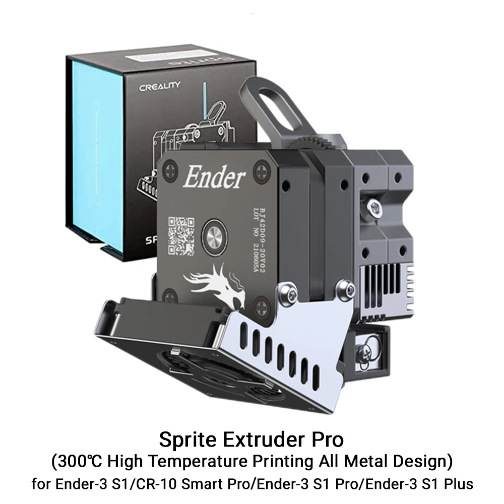 Top CREALITY Sprite Extruder Pro جميع المعادن المزدوجة 3.5:1 تصميم تغذية التروس أجزاء ترقية الطابعة ثلاثية الأبعاد لـ Ender-3 S1 CR-10 الذكية