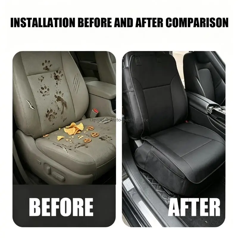 Breathable Polyester Pet Car Mat Cover For SUV Sedan With Antislip Backing