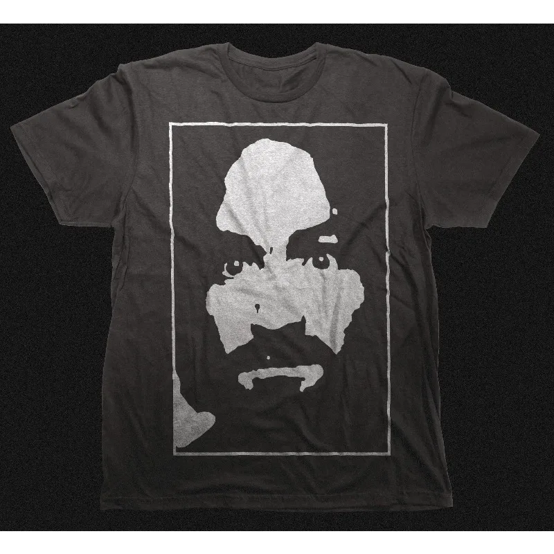 Charlie Not Surfing - Charles Manson Retro T-shirt - Large Print Unisex Peripheral Summer New Casual Fashion T-shirt