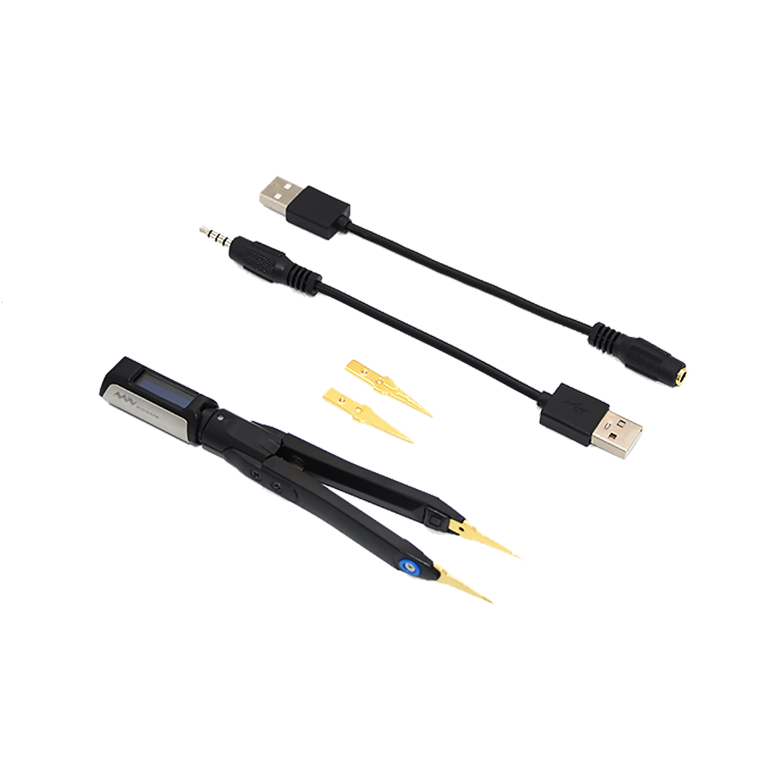 DT71 Miniware Digital Tweezers Smart SMD Tester LCR Meter Diode Resistor Capacitor Checker 10KHz Signal Generator Auto Scan DIY