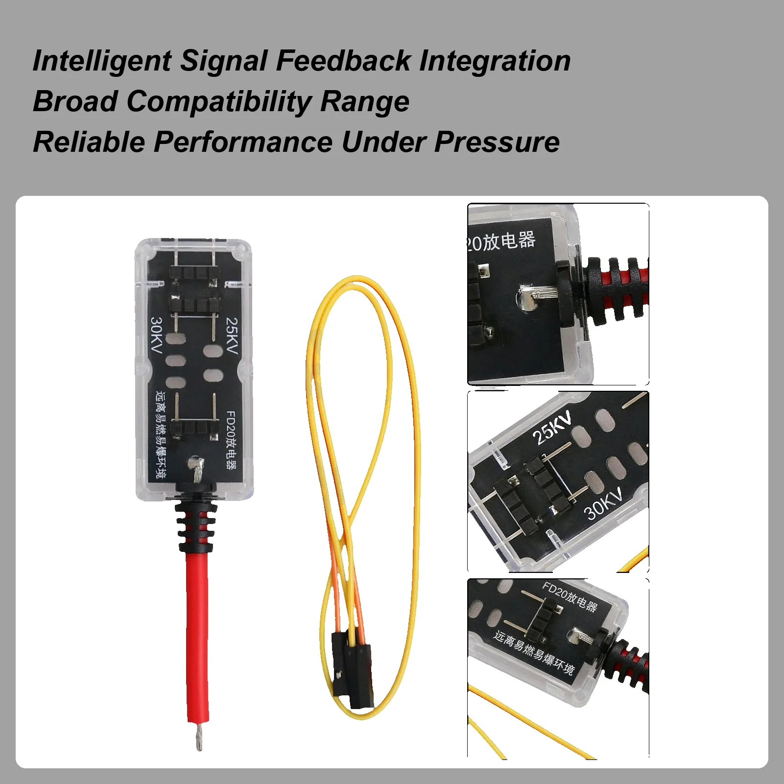Ignition Coil Tester Motorcycle Ignition Tester High-Voltage Circuit Breaker Reader Ignition Coil Discharger for Leakage Current