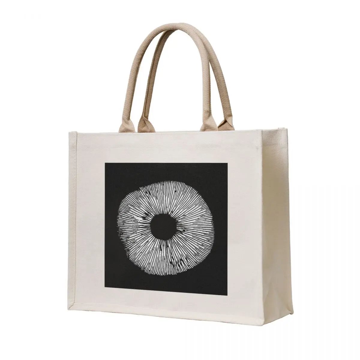 

Mycology Mushroom Spore Print Art Tote Bag personalized tote Women's tote bag Canvas shoulder bag