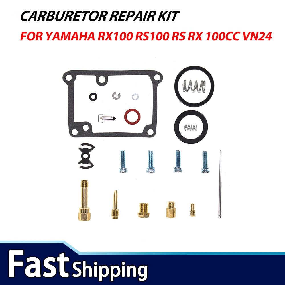 For Yamaha RX100 RS100 RS RX 100CC VN24 Motorcycle Carburetor Rebuild Repair kit