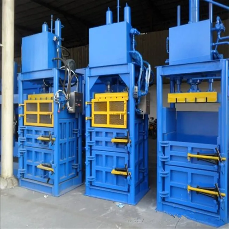 Waste Paper Compressor Machine Cardboard Baling Press Machine Used Clothes And Textile Compress Baler Machine