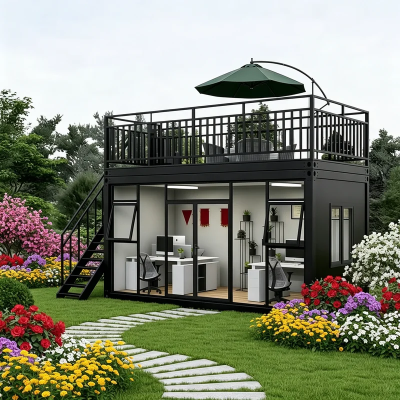 Modular Container House System That Completely Replaces The Traditional House Prefab Design With Modern Aesthetics