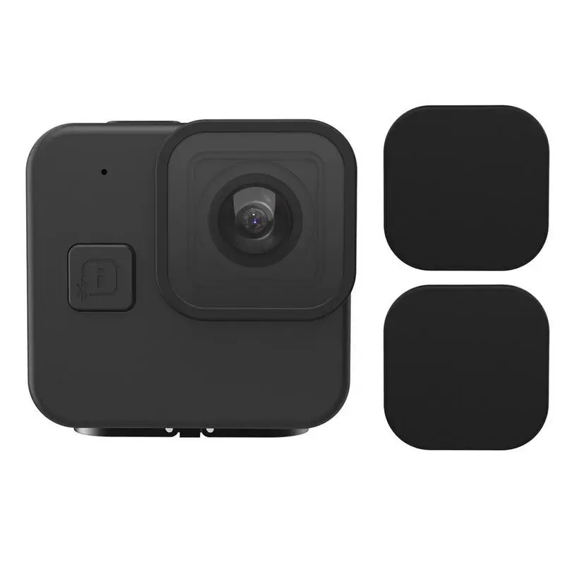 عدسة غطاء تغليف ل GoPro بطل 11 أسود صغير عمل كاميرا حامي مكافحة قطرة الغبار المقاومة سيليكون حالة اكسسوارات