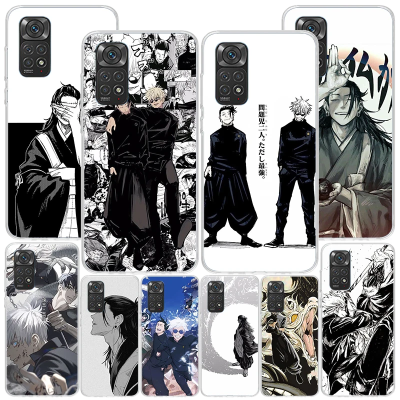 Jujusu Kaisen Geto Suguru Phone Case For Xiaomi Redmi Note 13 12S 12 11 11S 11E 10 Pro Plus 10S 11T 9 9S 8 8T 7 5G Personalized