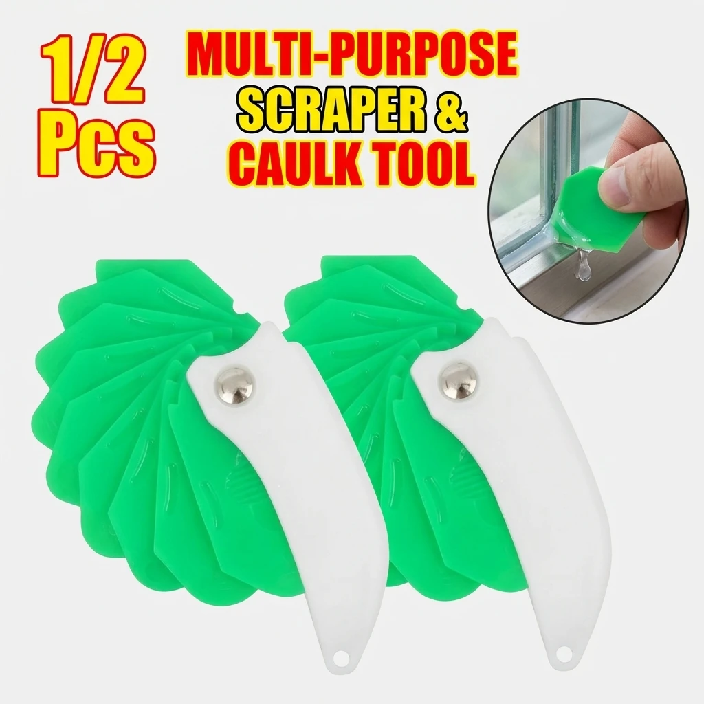 1PCS 9 in 1 Silicone Caulking Tool Sealant Spreading Professional Tile Window Grout Edge Removal Joint Sealant Spreader Spatula