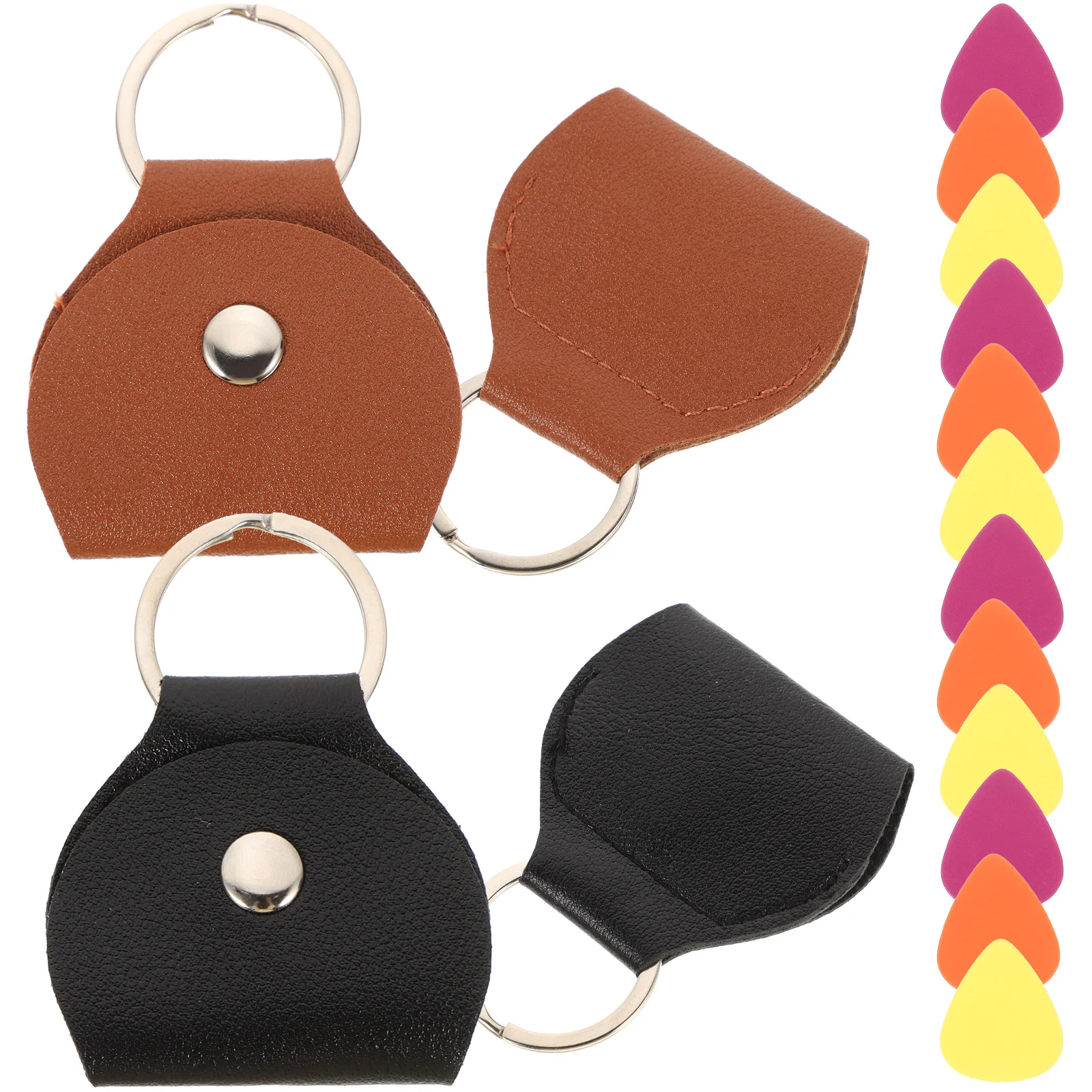 

Pick Bag Musical Instrument Guitar Picks Plectrum Large Capacity Portable Holder Pouch