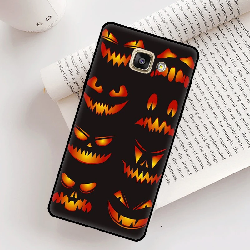 هالوين اليقطين الرعب غطاء لسامسونج غالاكسي J4 J6 زائد A6 A8 A9 J8 2018 A3 A5 J3 J5 J7 2016 2017 الهاتف