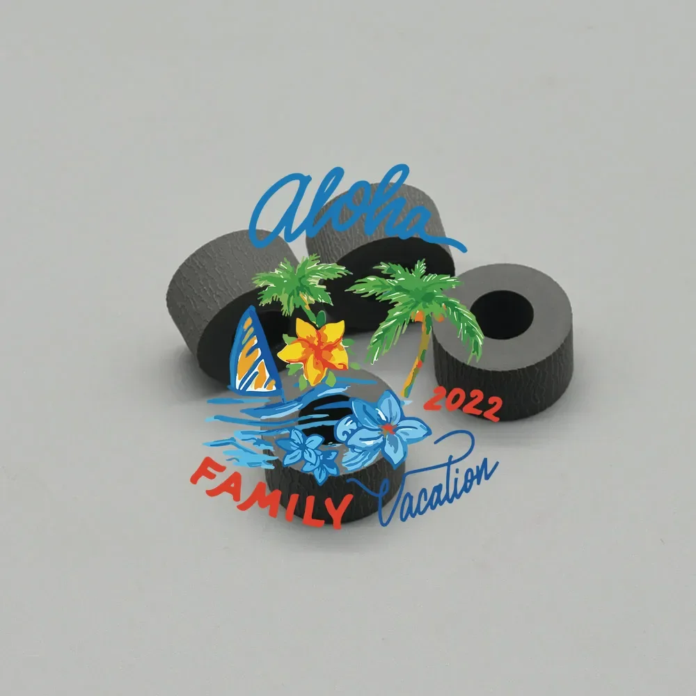 

50Pcs Pickup Feed Roller Tire for OKI B6200 B6250 B6300 B6500 B710 B720 B730 for XEROX 4500 4510 7100 B400 B405 6125 6130