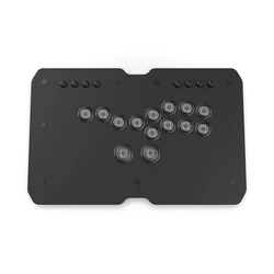 Punk Workshop Ultra BOX HitBox Controller Layout E SOCD Supported Fighting Stick for PC with PKB 2040 PWS V1 Mechanical Buttons