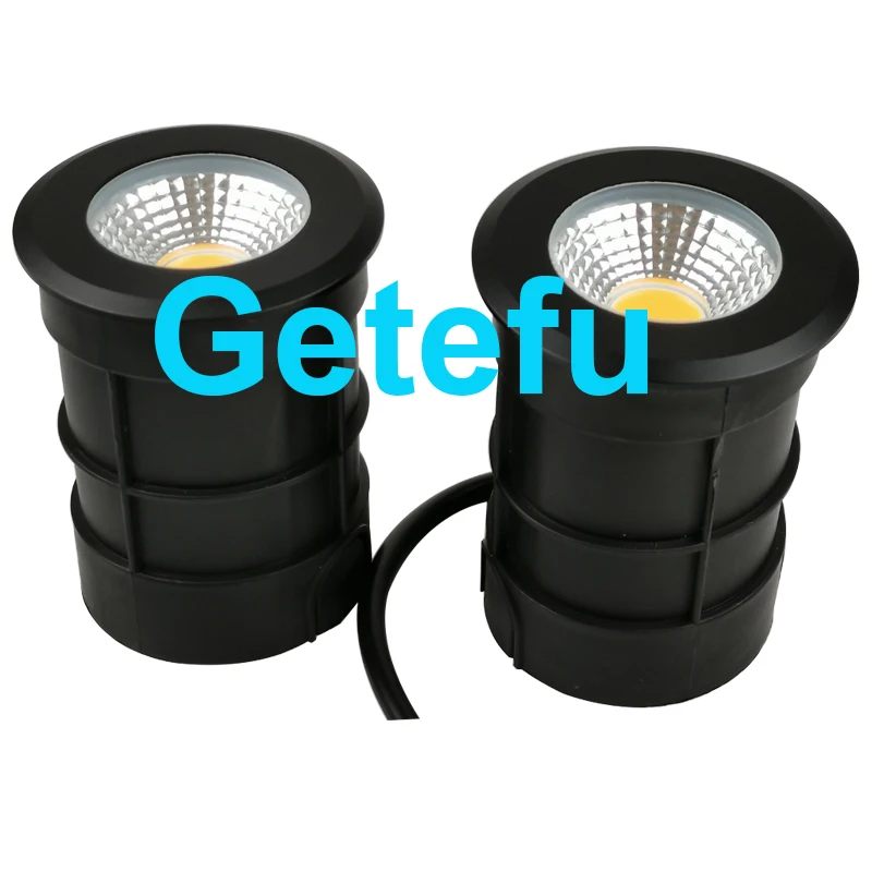 10PCS LED Underground Light 5W 7W10W IP67 Waterproof Floor Lamp Outdoor Ground Spot Landscape Garden Path Buried Yard 220VDC12V