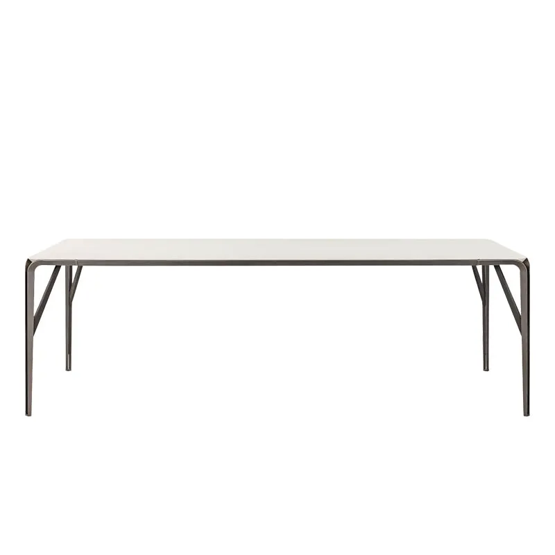 

Минималистичный обеденный стол может быть изготовлена по индивидуальному заказу, мраморная столешница, креативный прямоугольный домашний обеденный стол