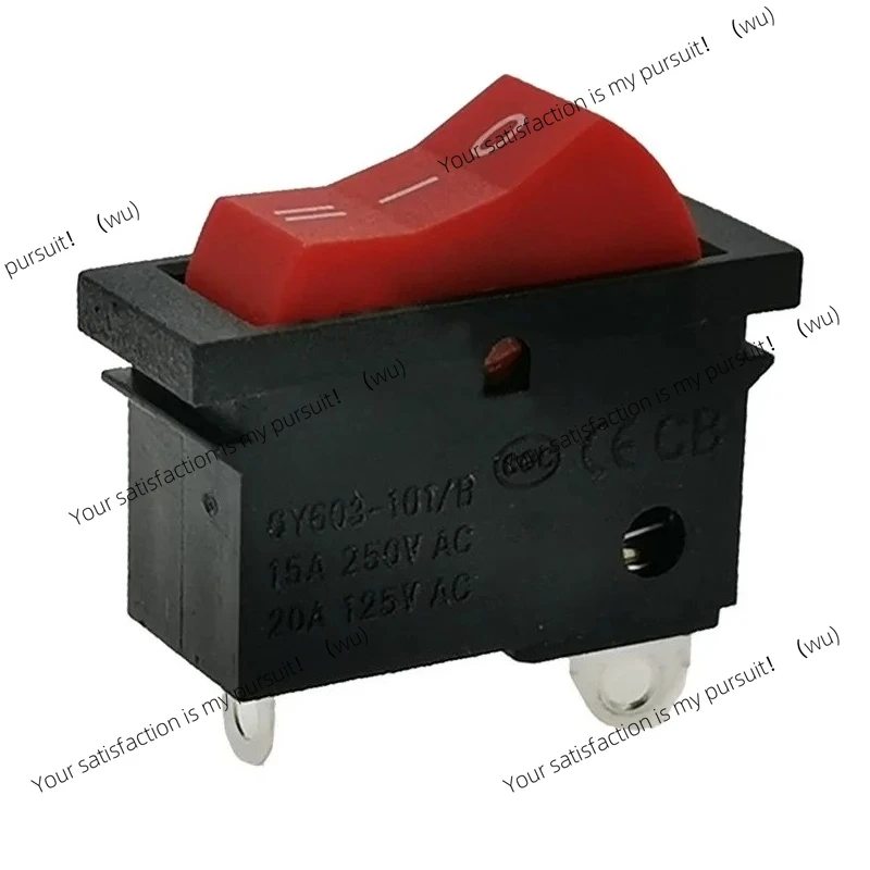 Electric Hair Blower Rocker Switch Hair Dryer Parts 3 Pin 3 Position Rocker Switch ON/Off Rocker Switch Black Red