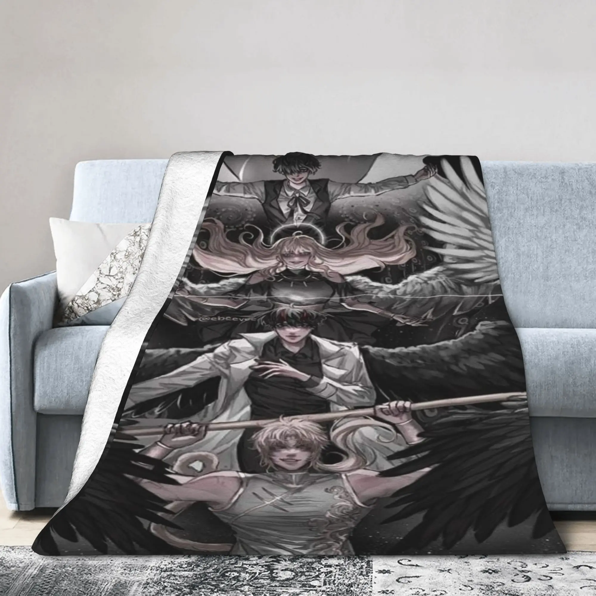 

Novelty Design Novel Omniscient Reader Viewpoint Blanket Soft Flannel Cozy Throw Blankets Machine Washable