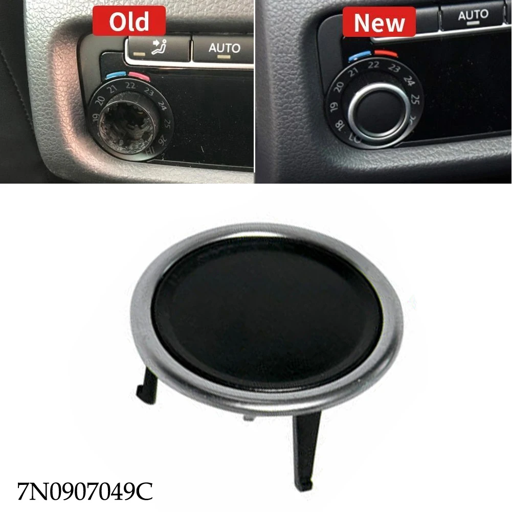 1szt Przycisk pokrętła klimatyzacji samochodowej 7N 0907049 C Do Sharan 7N1 7N2 2012-2019 Do Seat Alhambra 2011-2016 Pokrętło panelu sterowania Części pokrywy