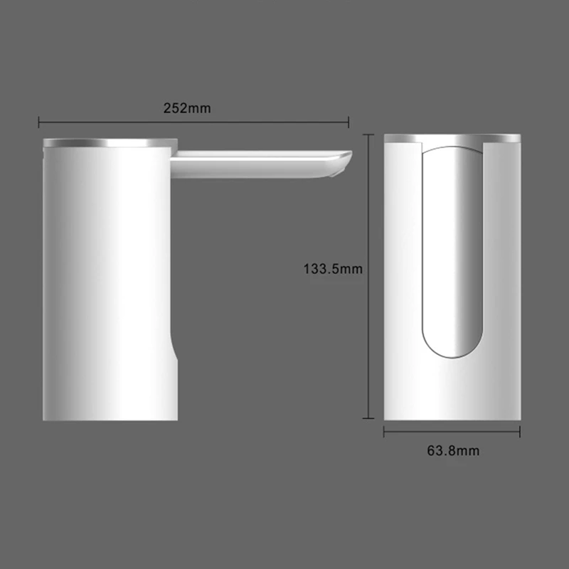 Умный дозатор для воды, электрический насос для бутылок с водой, бытовое складное устройство для всасывания воды с USB-разъемом