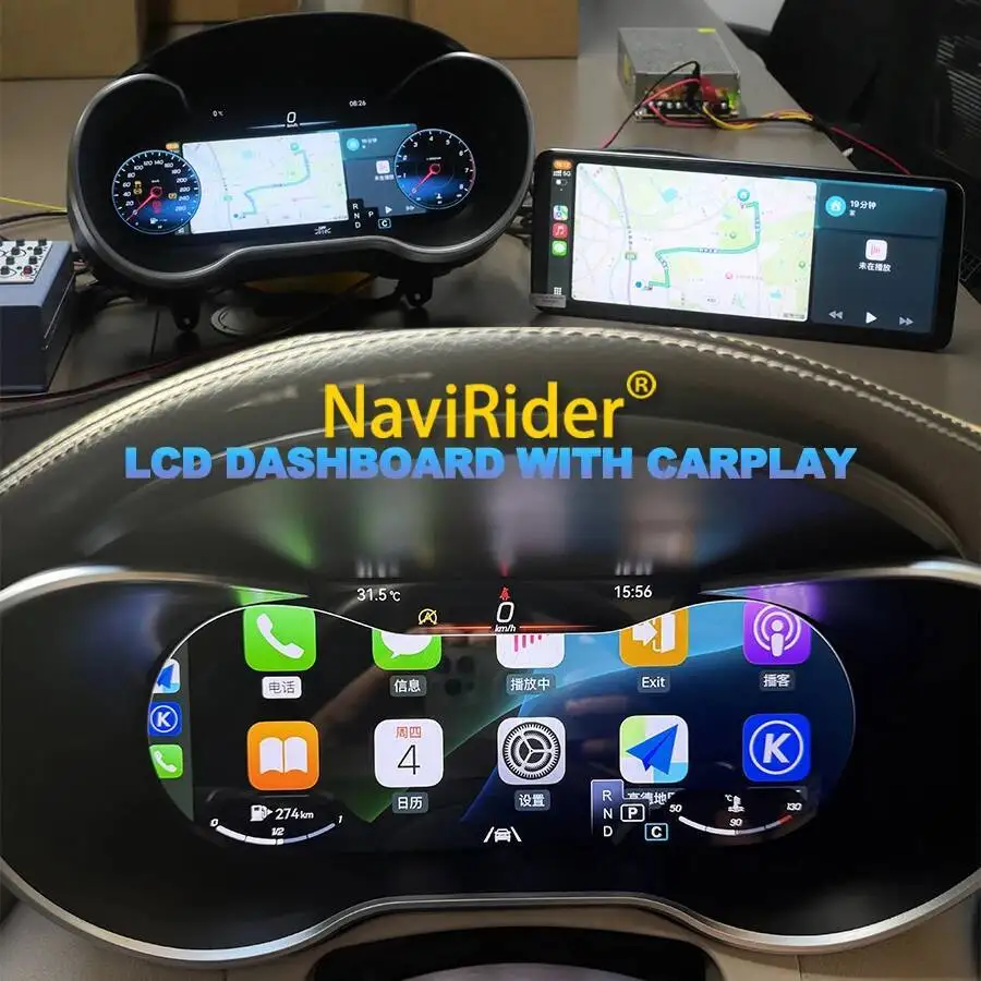 Digital Instrument Cluster​ For Benz GLC C Class 2015-2018 LCD Dashboard Speedometer Smart Virtual Cockpit Panel Carplay HDMI