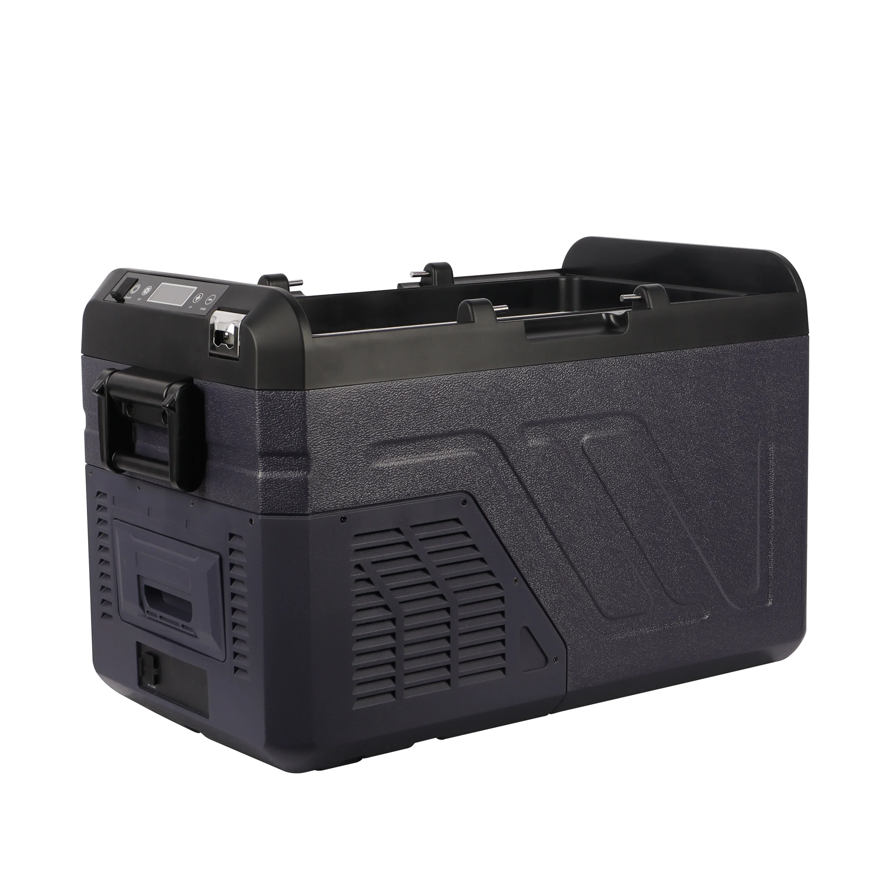 &Freezer Cooler Box Refrigerator Temperature Control Battery Powered Dual Room Camping Home Car Compressor Fridge - view 2