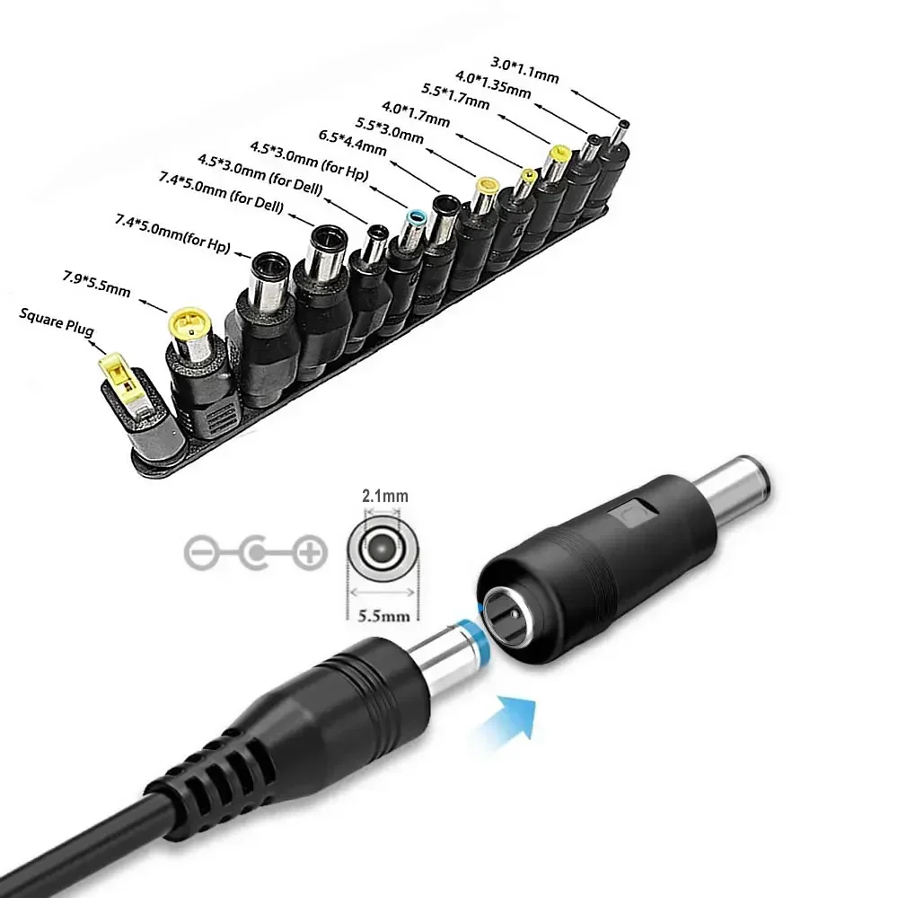 Type C To DC Boost Cable DC 5V 9V 12V 15V 20V Adjustable Voltage PD Fast Charging Cable For Wifi Router Laptops Mini Fan LED