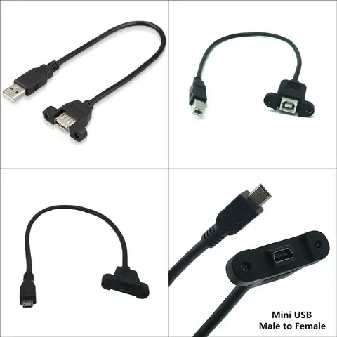 미니 마이크로 USB 와이어 데이터 변속기 라인 초고속 데이터 익스텐션 케이블, 디스플레이 프로젝터용 USB 2.0 익스텐션 케이블